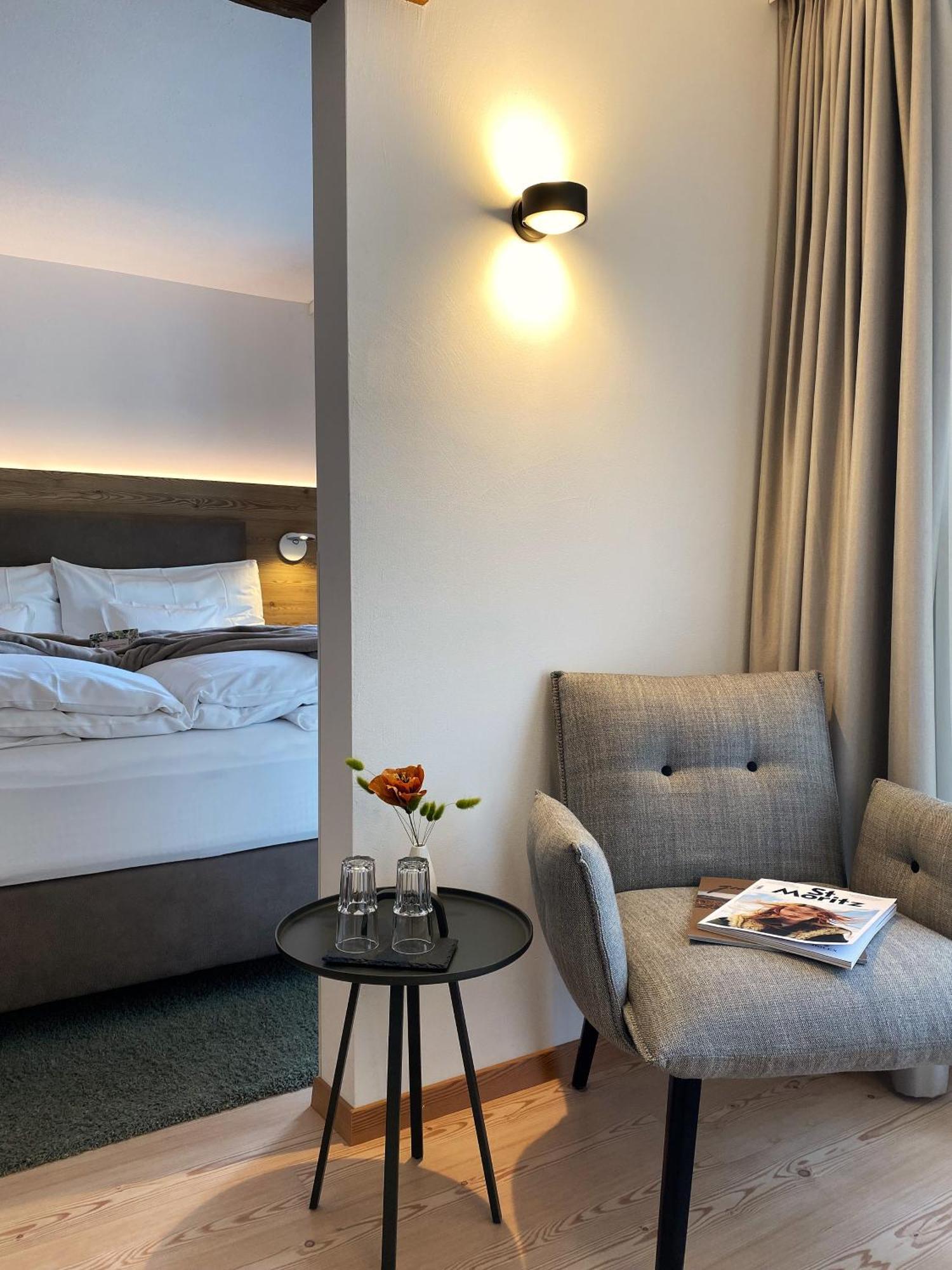 Hotel Bernina Понтрезина Экстерьер фото