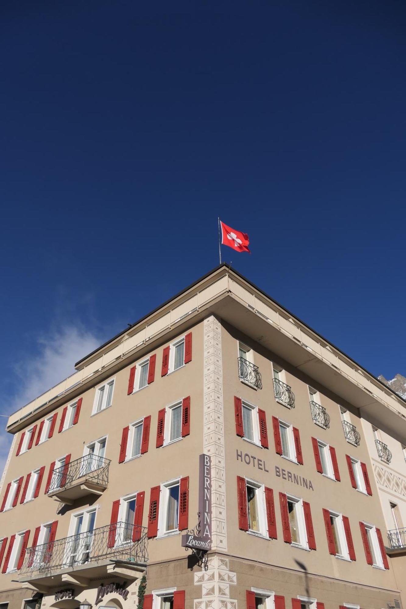 Hotel Bernina Понтрезина Экстерьер фото