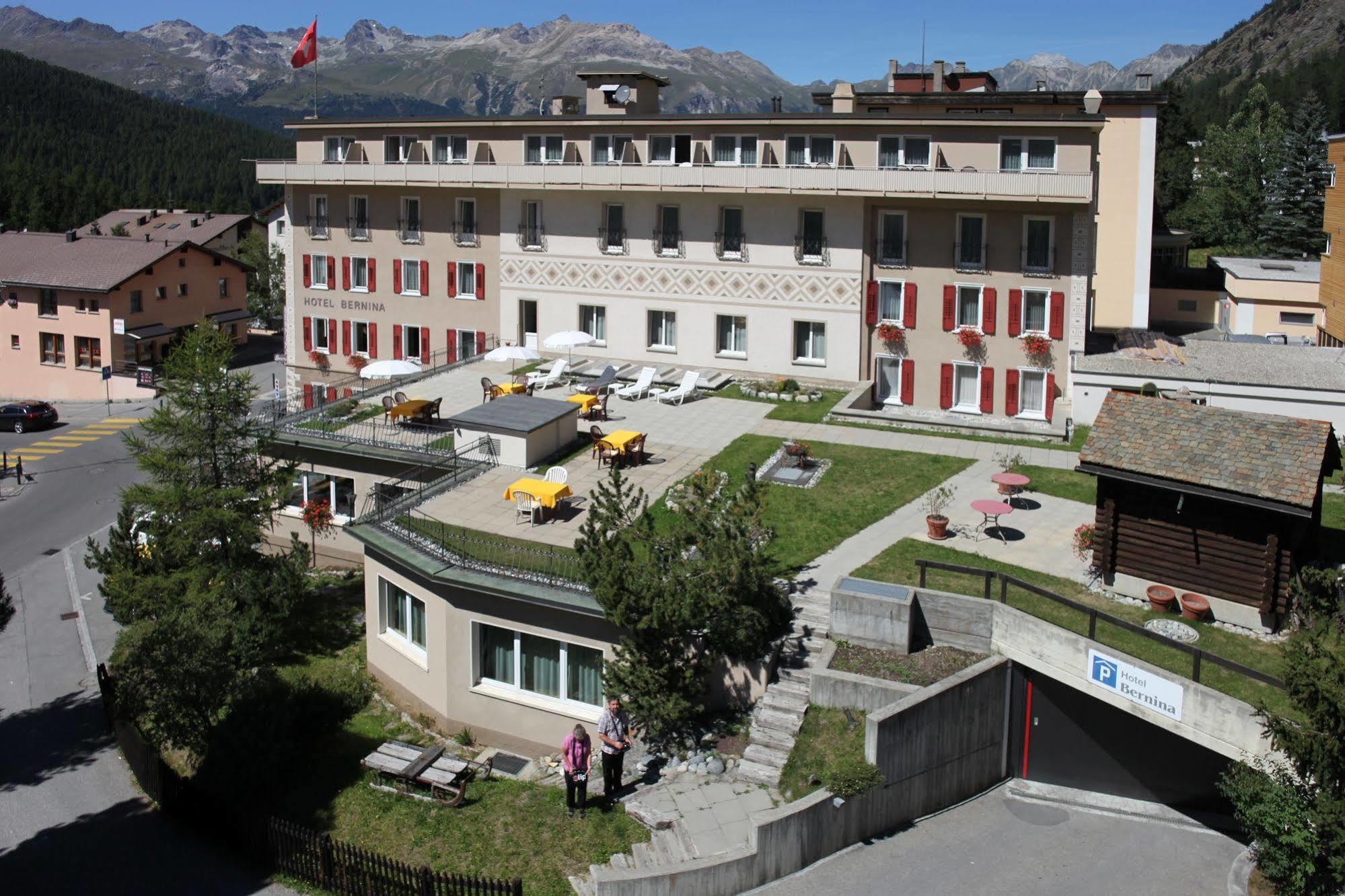 Hotel Bernina Понтрезина Экстерьер фото